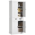 thumbnail image 1 of HOMCOM Armoire de Cuisine en Bois 72 Pouces Rangement à Fermeture Douce, 1 of 10