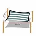 thumbnail image 2 of JWshufel Shade Rectangle 95% UV Protection for Patio Garden Pool Backyard High Density Polyethylene Breathable Fabric Easy Installation with Stainless Steel Anchors 78.74x78.74in, 2 of 7