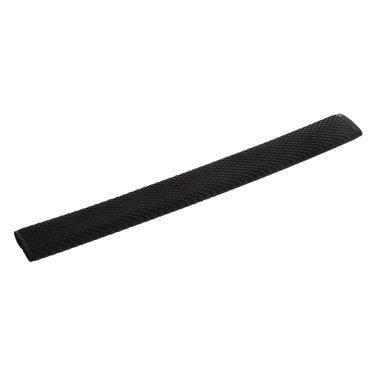 29.8x3.5cm Pool Handle Grip Non Slip Textured Rubber Sleeve Cover Black