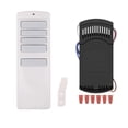 thumbnail image 1 of A25-TX001-R1/ A25-TX00I Universal Ceiling Fan Remote Control Kit for Harbor Breeze Honeywell Hampton Bay Hunter, 3-Speed Light Dimmer, Replacement KUJCE10716, KUJCE10512, A25-TX013, A25-TX005R, 1 of 1