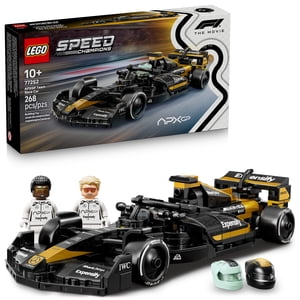 LEGO Champions de vitesse APXGP Voiture de course d'équipe de F1 Le film - Bâtir un jouet pour les garçons, les filles, & Enfants, âges 10+ - Pretend Play Racing Vehicle avec 2 Minifigures - Idée cadeau pour les anniversaires - 77252