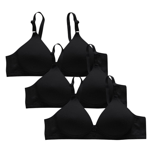 Plebaso Bras for Women Wireless Push up Bralettes Full Coverage Padded Womens Everyday Bras Multipacks