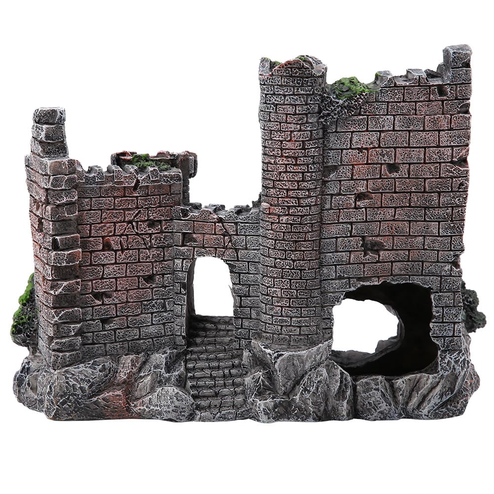 Hide House Broken Barrel Fish Tank Resin Aquarium Decor , Aquarium Decor , for Shrimp Hiding Aquarium for Fish Tank Accessories