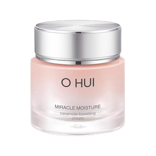 O HUI Miracle Moisture Ceramide Boosting Cream | 24hrs Moisturizing Power | Korean Skin Care | Moisturizer Face Cream | Daily Cream | Ceram