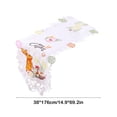 thumbnail image 3 of LSLJS Easter Table Runner Bunny Embroidered Table Runner Tablecloth Easter Decoration Suitable for Tables Party Easter Bunny Table Runner, Easter Gifts Easter Decorations, 3 of 6