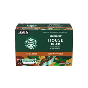 STARBUCKS House Mélanger le café, le rôti moyen, les cafetières Keurig, les tasses K