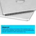 thumbnail image 4 of Uxcell Rondelle Carrée, Lot de 10, M10x40x40x2 mm, Rondelles Carrées pour Plaques en Acier Inoxydable 304, 4 of 5