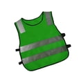thumbnail image 4 of maskred Hi Vis Child Safety Reflective Vest Traffic Waistcoat Work Cycling Clothes green 42x47x5cm 5Set, 4 of 6
