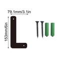thumbnail image 2 of Big Savings! Three-Dimensional Iron Art Number Sign, House Number Metal Letters, Wall-Mounted Home Address Sign with Screws for Outdoor and Indoor Use, 2 of 5