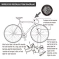 thumbnail image 3 of Graflsoa Ordinateur Rond Sans Fil pour Vélo avec Rétroéclairage – Suivi de la Vitesse, de la Distance, du Temps, des Calories et Plus pour les Passionnés de Cyclisme, 3 of 7