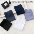 thumbnail image 5 of Chaussettes pour Hommes Classiques en nylon Unies Chaussettes de Qualité Supérieure, 5 of 5