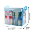 thumbnail image 3 of Old Book Storage Box Artifact Books Student Bookshelf Organizing Classroom Book Bag Transparent Household Water Vapour, 3 of 5