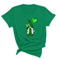 thumbnail image 1 of T-Shirt de la Saint-Patrick pour Femmes, Mode, Imprimé de la Saint-Patrick, Col Rond, Manches Courtes, T-Shirt Décontracté, Haut, T-Shirts de la Saint-Patrick pour Femmes, 1 of 3