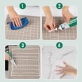 thumbnail image 4 of JilgTeok 2 Packs 220ml Tile Adhesive for Loose Tiles Strong Bonding Waterproof Wall Tile Repair Glue for Ceramic Porcelain Stone Backing Adhesive Easy to Use, 4 of 8