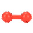 thumbnail image 3 of Dog Treat Dispensing Toy Teeth Grinding Interactive Barbell Shape Rubber Pet Chewing Toy for Puppy Red, 3 of 14