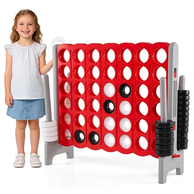 Topbuy Ensemble de Jeu Géant Jumbo 4-to-Score Ensemble de Jeu Géant 4 d'Affilée