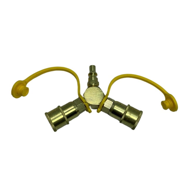 GUOOL 1/4'' Propane Tank Adapter Quick Way Cylinder Gas Adapter