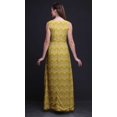 thumbnail image 4 of Bimba Ikat Robe Longue Débardeur pour Femmes Maxi Col Rond Imprimée Robe de Soirée-Xxx-Grand, 4 of 6