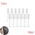 thumbnail image 1 of Oleegame 1PC 12PC Clear Plastic Spray Empty Bottle Small Spray Bottle with Plastic Sprayer White, 1 of 5