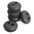 thumbnail image 1 of Lefu 5pcs 2-Hole Black Rubber Fuel Gas Tank Line Grommet For Home Trimmer Lawn Mower, 1 of 4