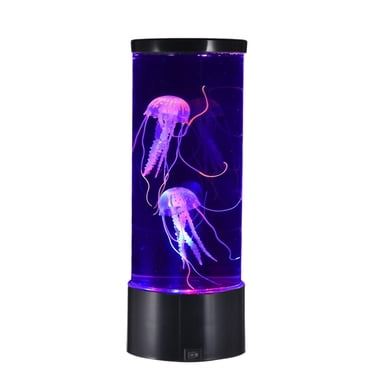 YOPTOP LED Jellyfish Lava Lamp Colorful Bedroom Night Light Home Decor