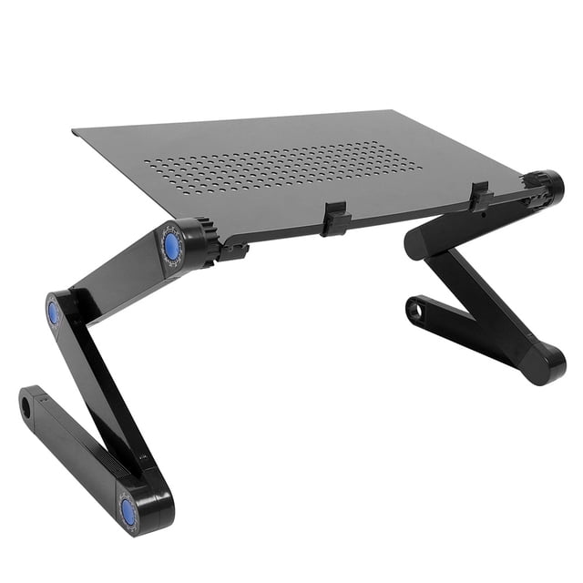 Laptop Desk Stand, Adjustable Desk Stand, Portable Laptop Desk, Standing Laptop Desk Desk Bed For Notebook Tablet Black