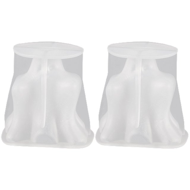 LCXmlly Silicone Making Mold DIY Ghost Tombstone Skull Silicone Mold Set Desktop Decoration Homemade Aromatherapy Scented Making Gypsum 2Pcs