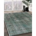 thumbnail image 3 of Ahgly Company Tapis d'Intérieur Lavable en Machine Carré Industriel Moderne Gris Canon, 5 Pieds Carré, 3 of 7