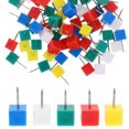 thumbnail image 4 of Miangastore 100PCS Steel Push Pin Colored Push Pins for Map Bulletin Board Use Home and Office, 4 of 9