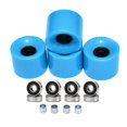 thumbnail image 2 of koolsoo 4 Pcs Roues de Longboard Planche à Roulettes 60mm 78A avec Roulements Entretoises Roues Cruiser - Couvercle Bleu Noir, 2 of 9
