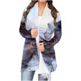 thumbnail image 2 of Cardigans pour Femmes Cardigan pour Femmes à Manches Longues Mode Décontractée Cardigan Imprimé Haut Blouse en Liquidation, 2 of 6