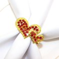 thumbnail image 2 of MesaSe Serviette Buckle 6Pcs Multi-purpose Reusable Unique Wedding Banquet Party Heart Serviette Buckle, 2 of 5