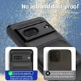 thumbnail image 5 of Color Liquid Silicone Matte Phone Case for Google Pixel 8 pro Skin Feel Armor Shockproof Protect Soft Cover - White, 5 of 5