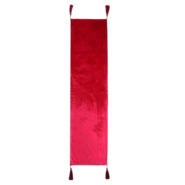 GUOOL Foulard de Lit Moderne de Luxe, Décoration de Literie pour Chambre, Rouge