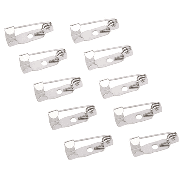 100Pcs Pins Lapel Pins Safety Pin 15mm for DIY Brooch Pins / Badges or Any Other Craft Projects