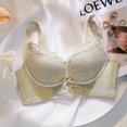 thumbnail image 4 of Bra for Women Convertible Bra Feature V-Neck Demi & Balconette Bra Style W-1460 Green L, 4 of 4