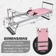 thumbnail image 2 of Foldable Pilates Reformer for Home Use, Reformer Pilates Machine with Springs,Pilates Pro Reformers Bed for Studio Apartment & Gym - Ideal for Beginners & Advanced Users, 2 of 9