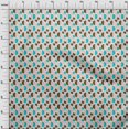 thumbnail image 3 of oneOone Silk Tabby Fabric Circle Geometric Print Fabric By The Yard 42 Inch Wide, 3 of 4