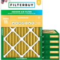 thumbnail image 1 of Filterbuy 16x18x2 Air Filter MERV 11 Allergen Defense, HVAC AC Furnace Air Filters Replacement (6-Pack), 1 of 9