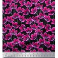 thumbnail image 1 of Soimoi polyester Crepe Fabric Artistic Floral Fabric Prints By Yard 42 Inch Wide, 1 of 3