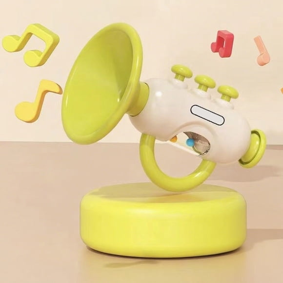 Latrodar Instruments de Musique pour Tout-Petits 1-3 Trompette Jouet pour Enfants Instrument de Musique pour Bébés Cor à Souffler ABS Jouets pour Fille Tout-Petit Cadeaux de Noël pour Tout-Petit Jouets pour Garçon Tout-Petit Plastique Portable