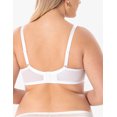 thumbnail image 4 of Wingslove Women's Sheer Lace Bra Minimizer See Through Unlined Full Coverage Bras, White, 42DDD, 4 of 5