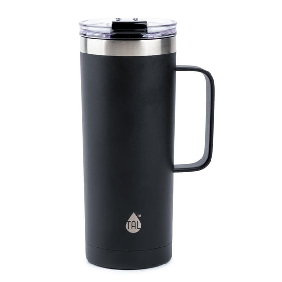 TAL Stainless Steel Mountaineer Coffee Mug 20 fl oz, Black