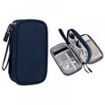 thumbnail image 1 of Portable Cable Organizer Bag Travel Cord Organizer Pouch Small Electronics Accessories Bag Tech Cord Storage Pouch for Cable  Charger Drive Earphone USB SD Card, 1 of 5