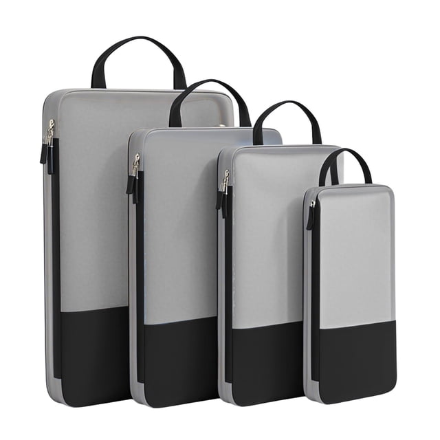 Packing Cubes for Travel 4-Piece Travel Compression Package Cube Set Space Saving Luggage Manager Mesh Bag Easy Travel Packagingcompression Packing Cubes