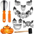 thumbnail image 1 of LSLJS Halloween Pumpkin Carving Set Stainless Steel Mould Baking Tool DIY Pumpkin Lamp Carving Tool, Cookie Mould, 1 of 2