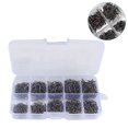 thumbnail image 4 of 500/100Pcs Fishhook Set High Carbon Steel Fishing Hooks Set Fly Fishing Hook Set, 4 of 9