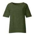 thumbnail image 4 of Meichang Hauts en Coton et Lin pour Femmes, 4 of 5
