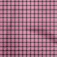thumbnail image 1 of oneOone Polyester Spandex Light Pink Fabric Check Sewing Craft Projects Fabric Prints By Yard 56 Inch Wide, 1 of 4