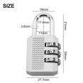 thumbnail image 4 of Reliable and Secure 4Digit Combination Padlock for Doors Gates & Fences, 4 of 12